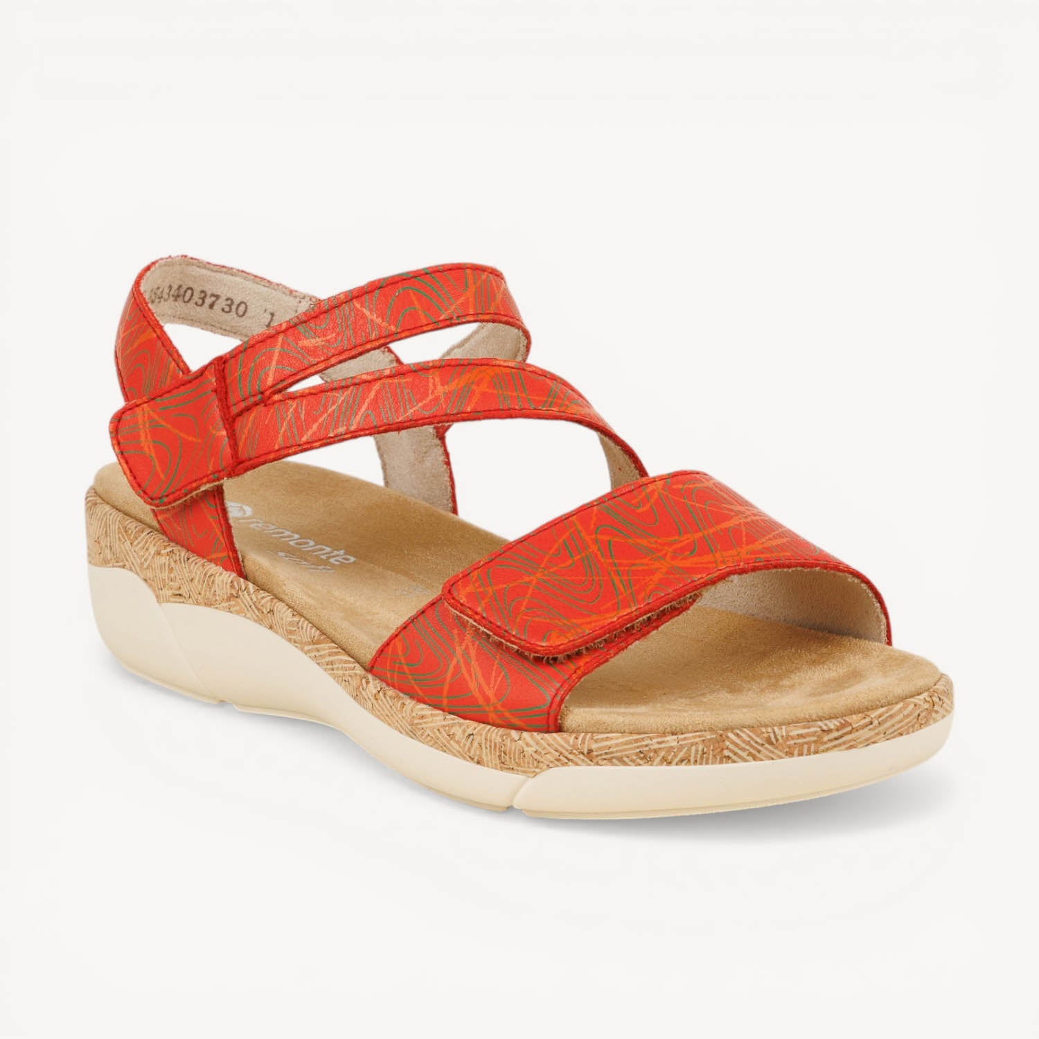 Sandales Femme REMONTE R6860 - REBIBA Rouge