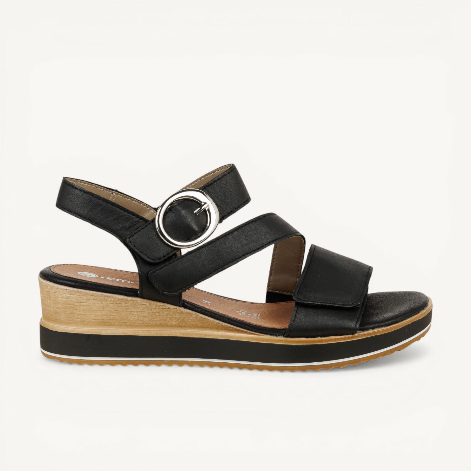 Sandales Femme REMONTE D6466 - RETIKO Noir