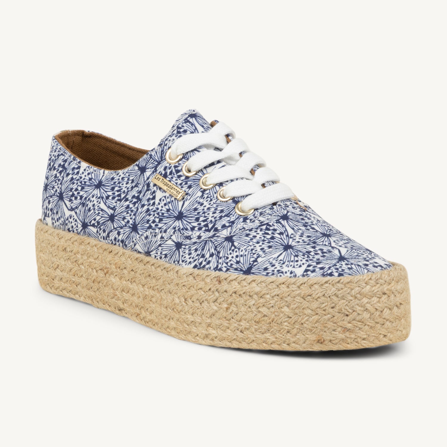 Baskets Femme LES TROPEZIENNES COSMIC PRINT Bleu