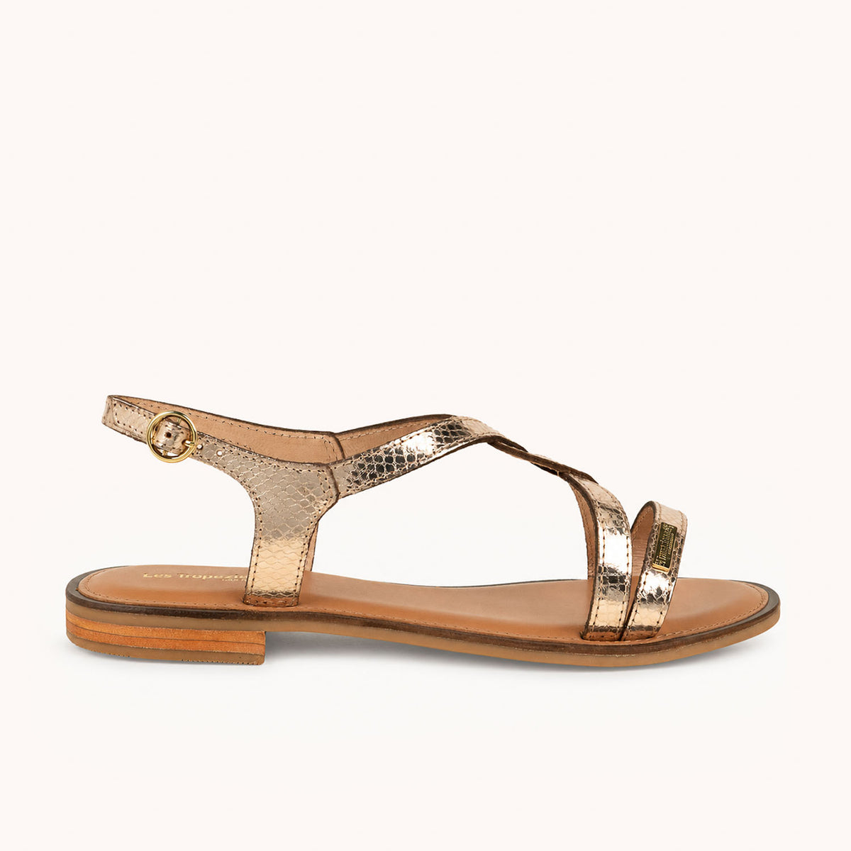 Sandales Femme LES TROPEZIENNES HASTRAL Or/Bronze