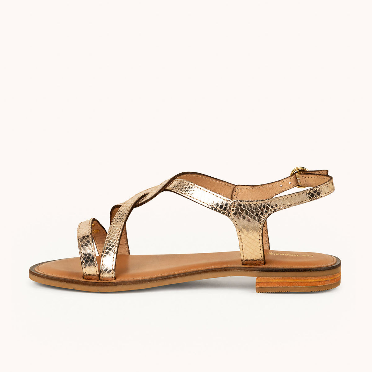Sandales Femme LES TROPEZIENNES HASTRAL Or/Bronze