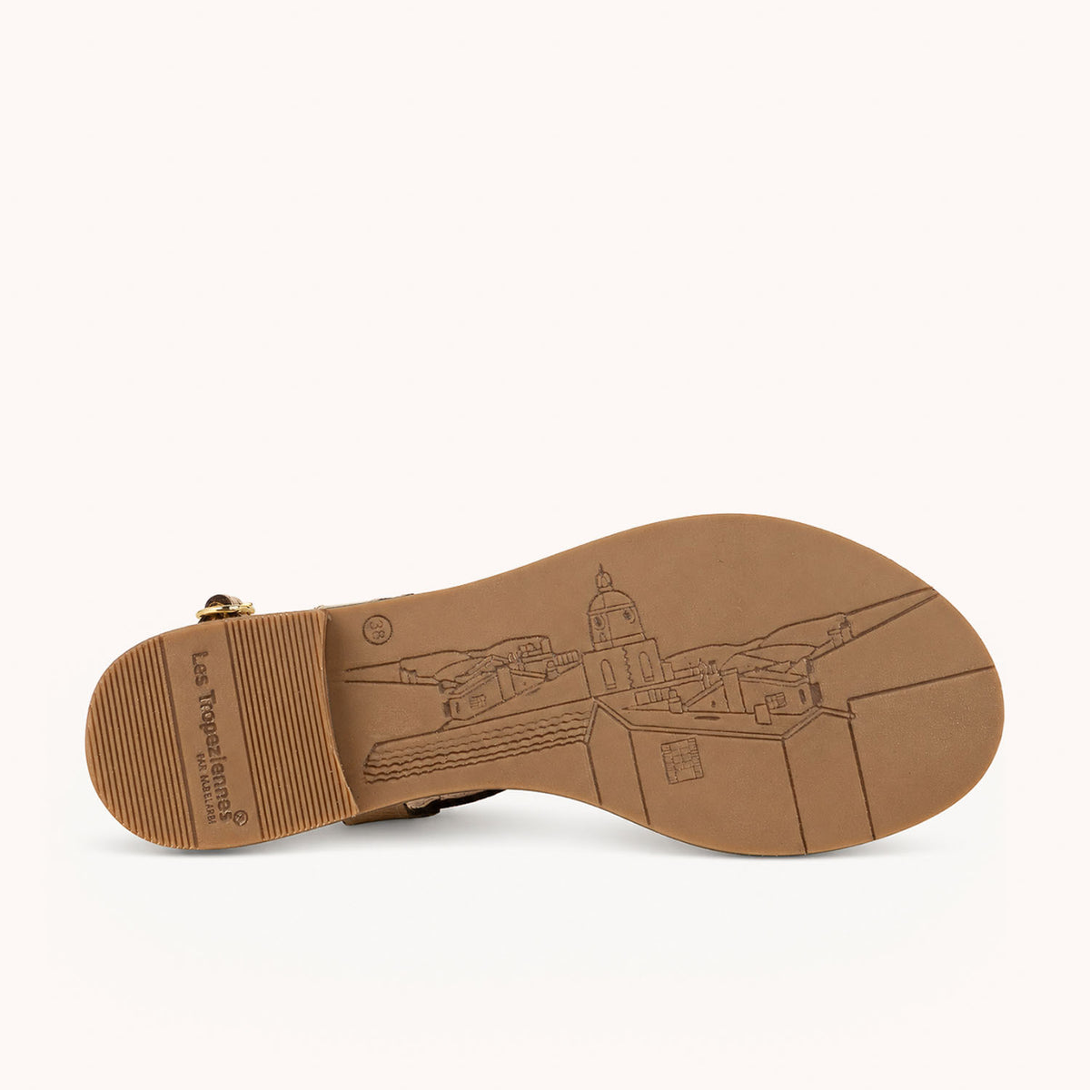 Sandales Femme LES TROPEZIENNES HASTRAL Or/Bronze