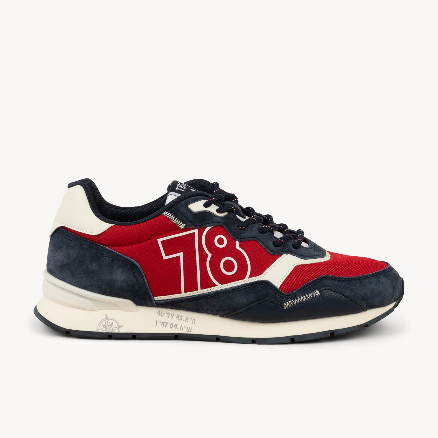 Baskets Homme TBS DJONBOT Rouge