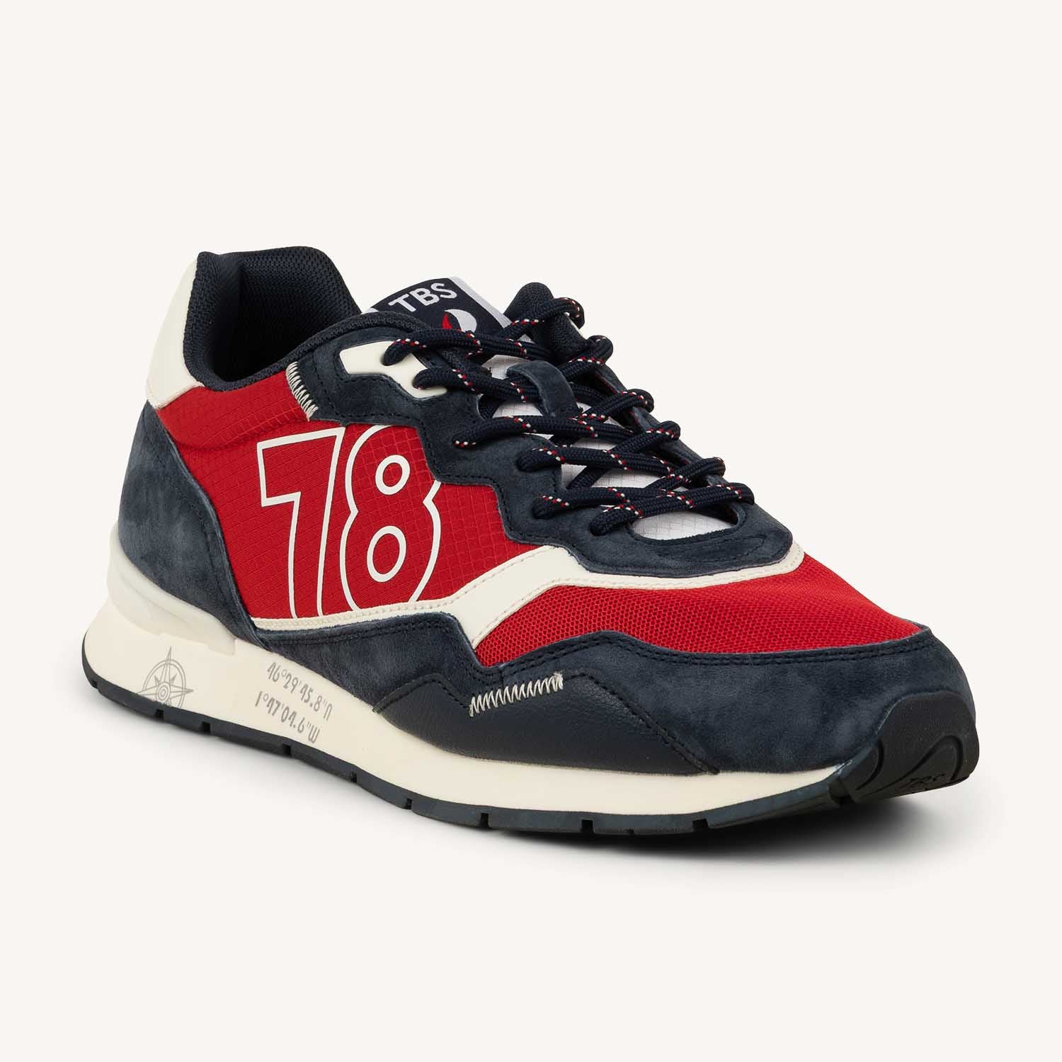 Baskets Homme TBS DJONBOT Rouge