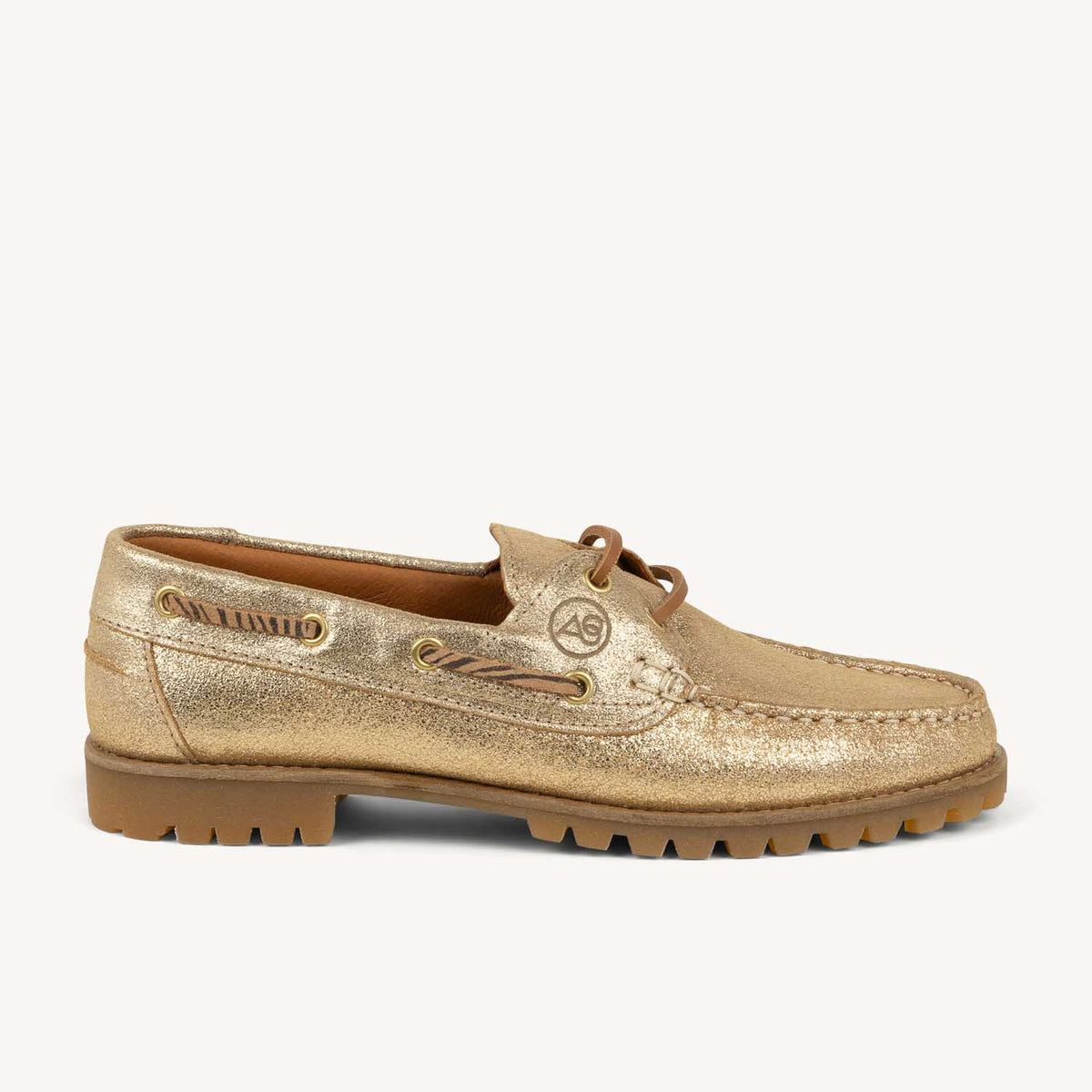 Mocassins Femme ADIGE NOLO Or/Bronze
