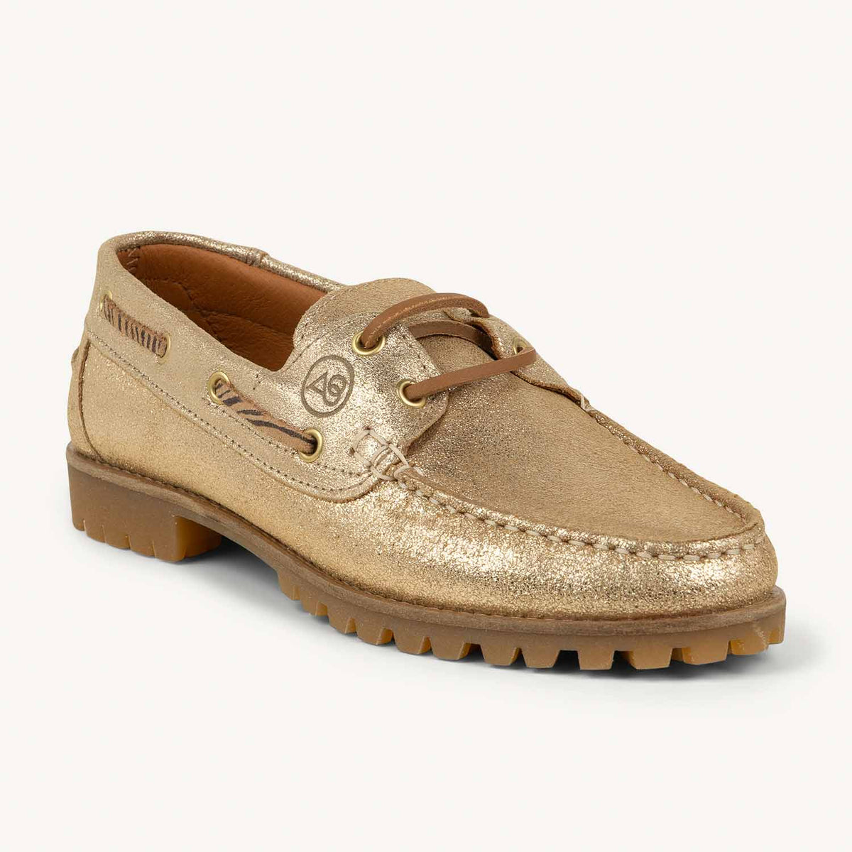 Mocassins Femme ADIGE NOLO Or/Bronze