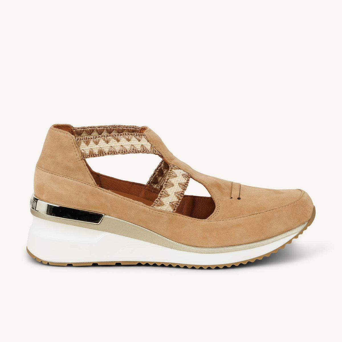 Baskets Femme MAM'ZELLE VISU Beige