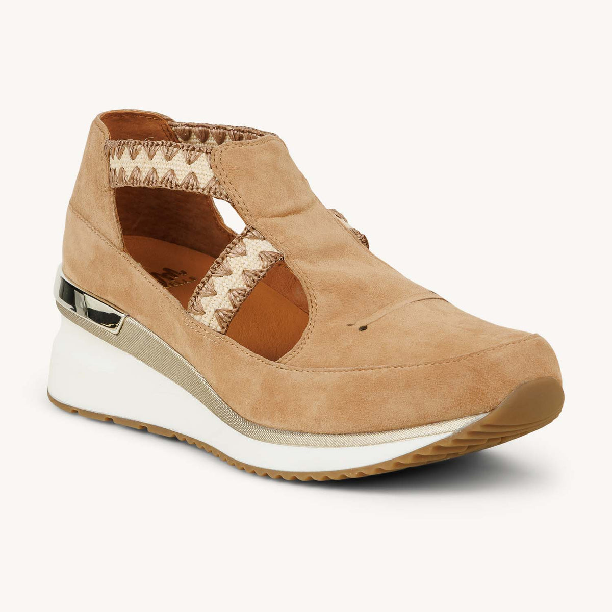 Baskets Femme MAM'ZELLE VISU Beige