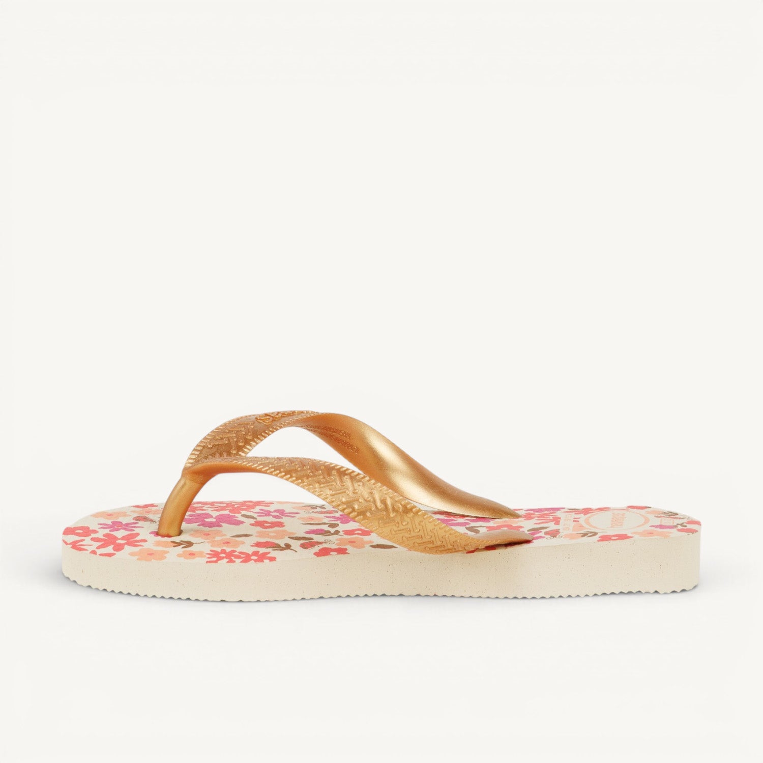 Tongs et Crocs HAVAIANAS KIDS FLORES Or/Bronze