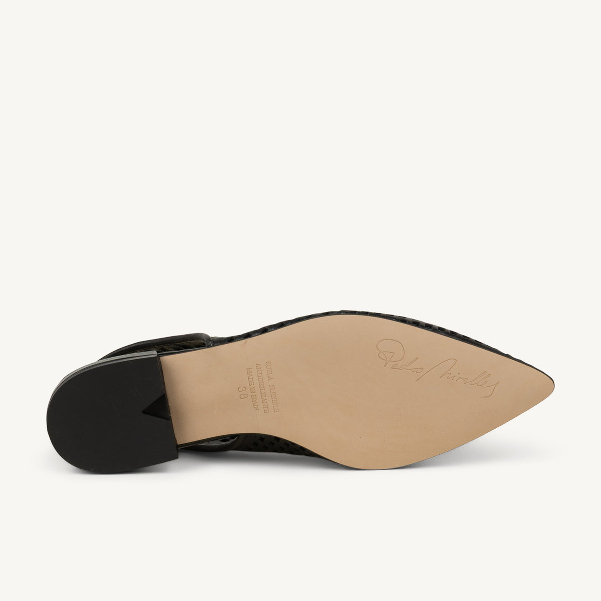 Escarpins & Slingback Femme PEDRO MIRALLES 18380 - PEDIPOIN Noir