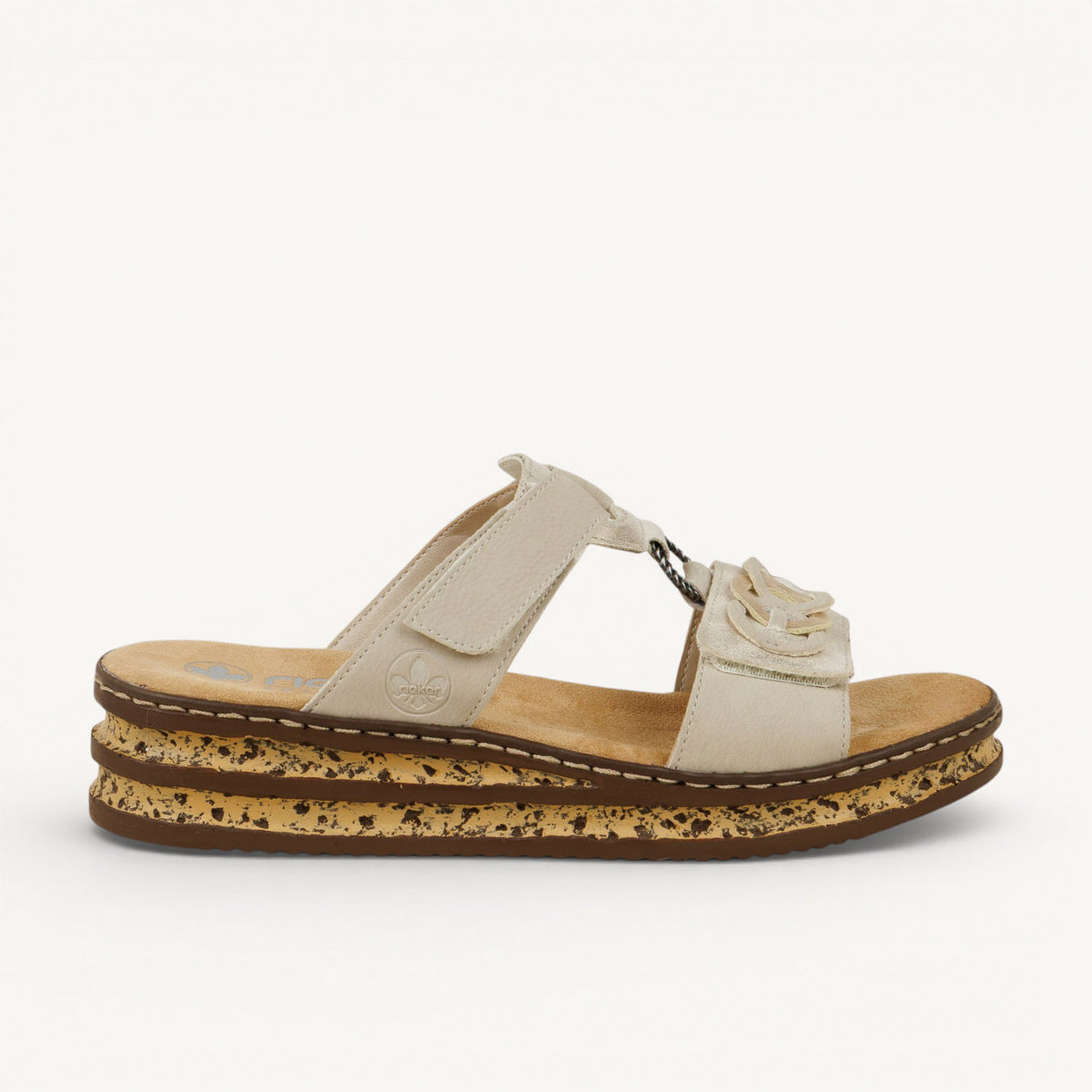 Mules Femme RIEKER 62936 - RIEO Beige
