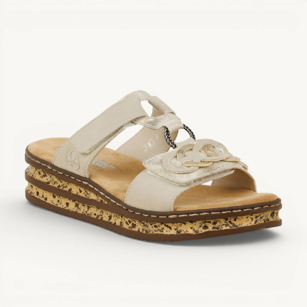 Mules Femme RIEKER 62936 - RIEO Beige