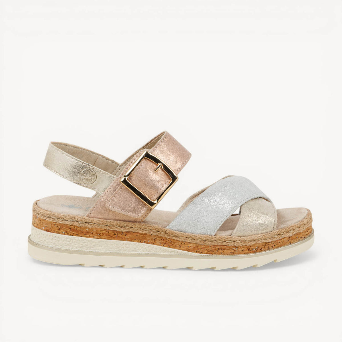 Sandales Femme RIEKER V7951 - RIEBETA Multicolore