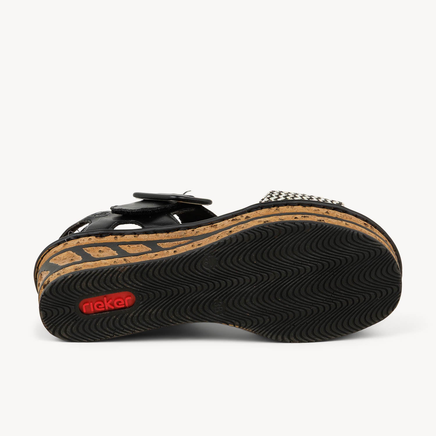 Sandales Femme RIEKER 68172 - RECCITA Noir