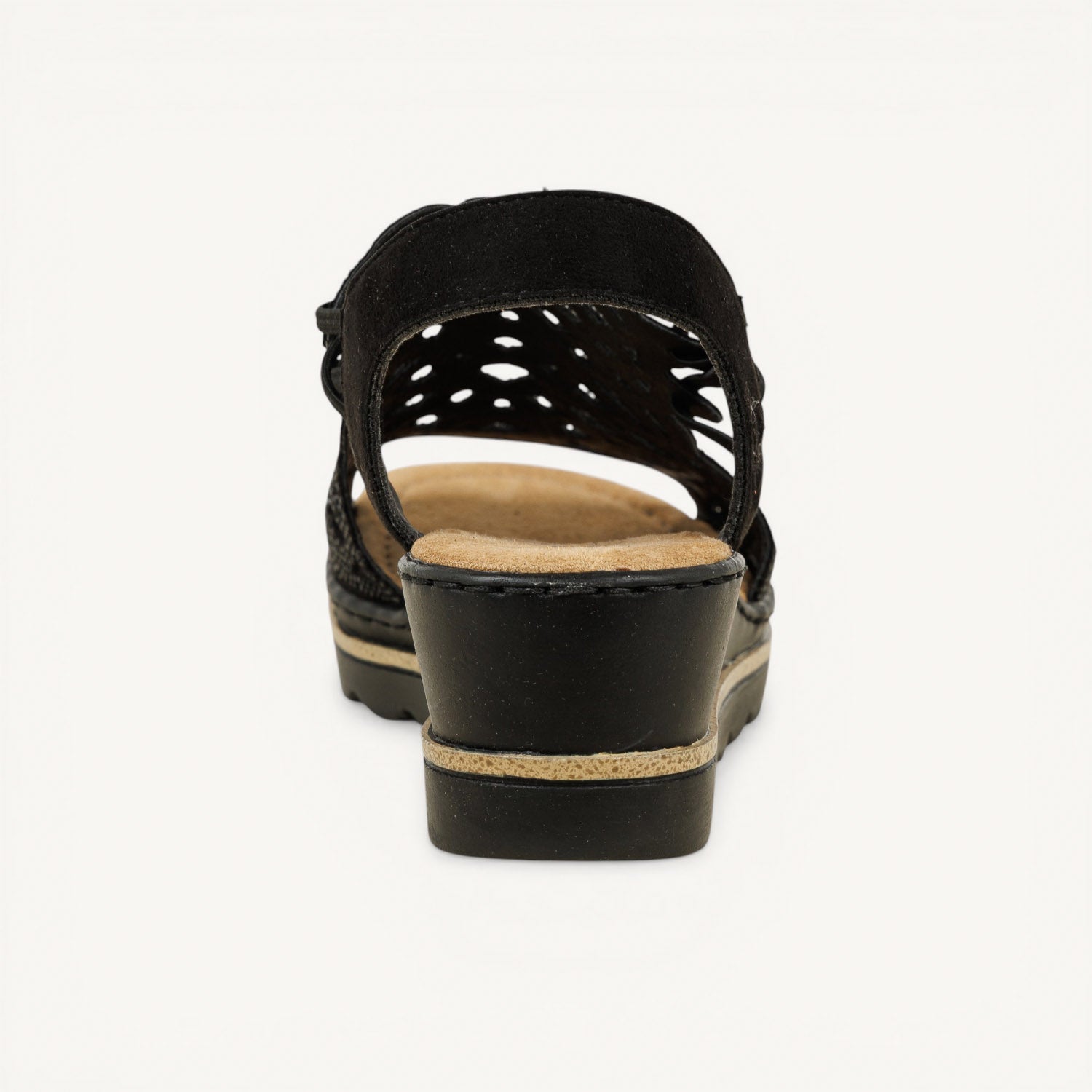 Sandales Femme RIEKER 67465 - RIEPERL Noir