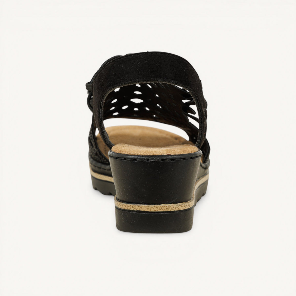 Sandales Femme RIEKER 67465 - RIEPERL Noir