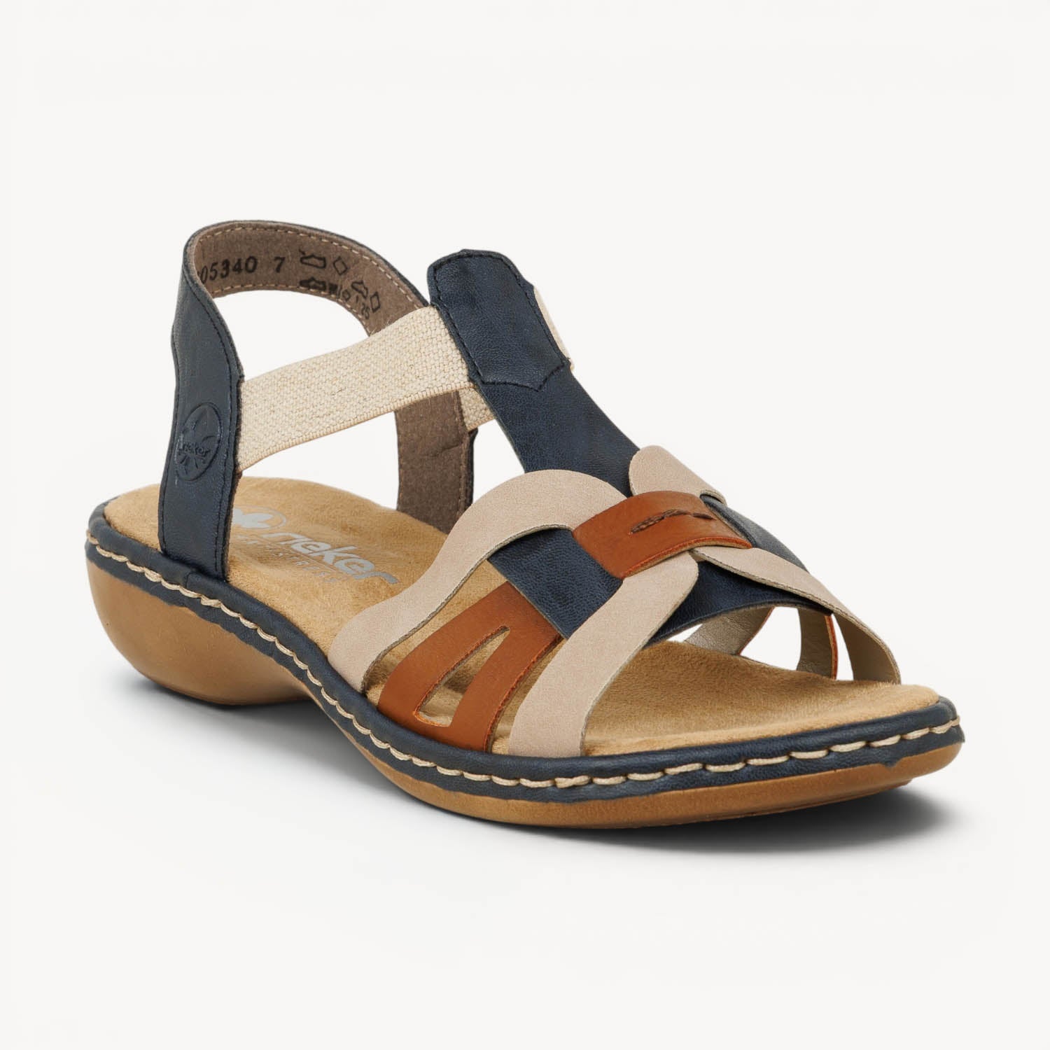 Sandales Femme RIEKER 65918 - RIENONY Bleu