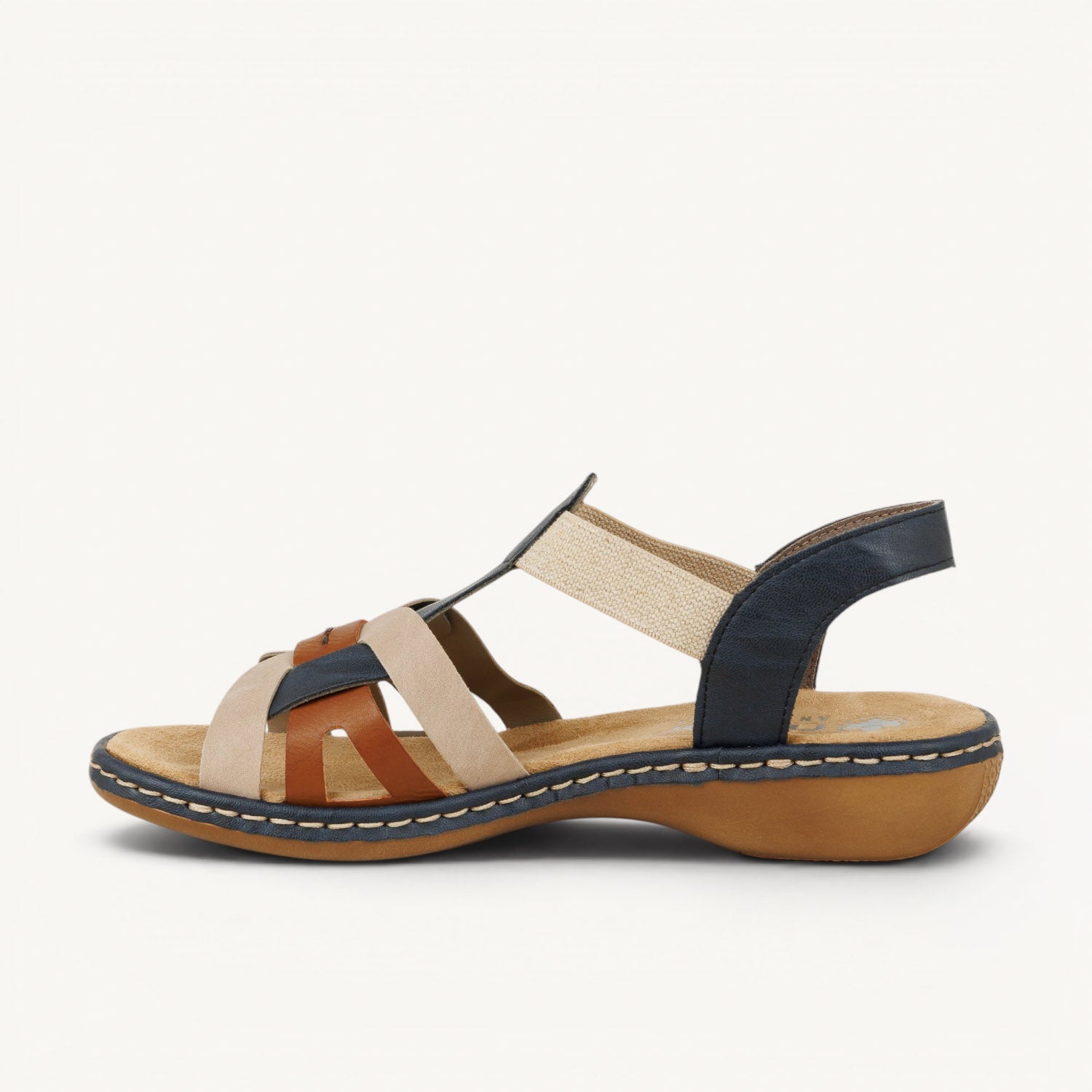 Sandales Femme RIEKER 65918 - RIENONY Bleu