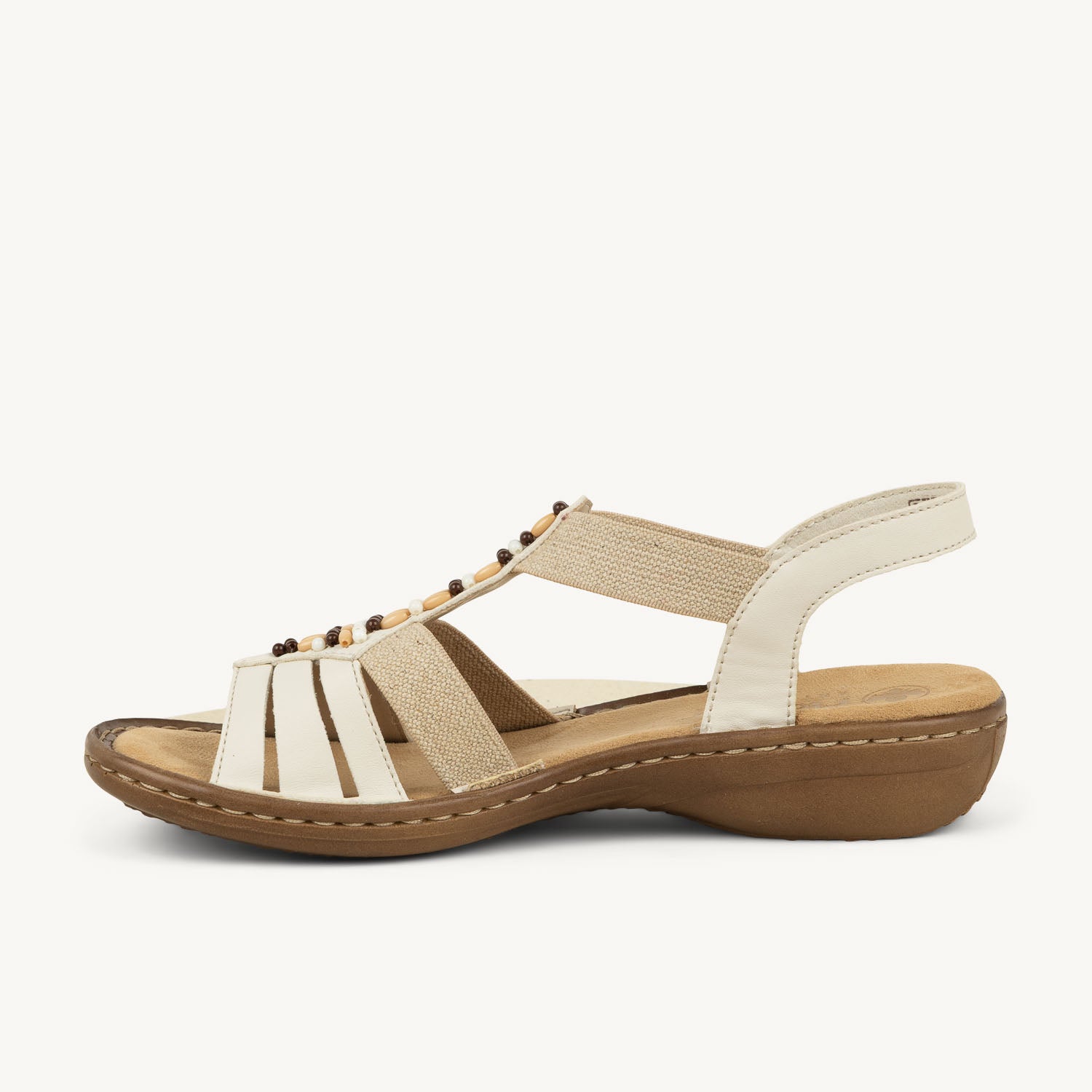 Sandales Femme RIEKER 60851 - REPERM Beige