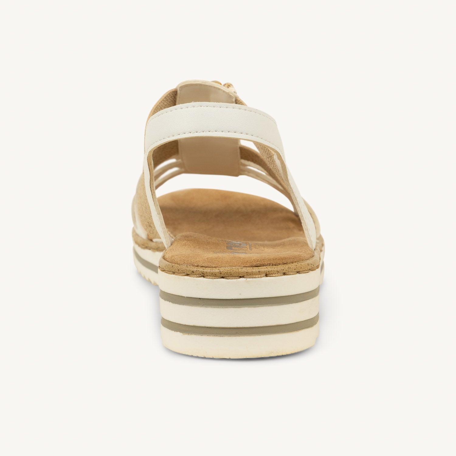 Sandales Femme RIEKER V0656 - RIEMONTA Blanc