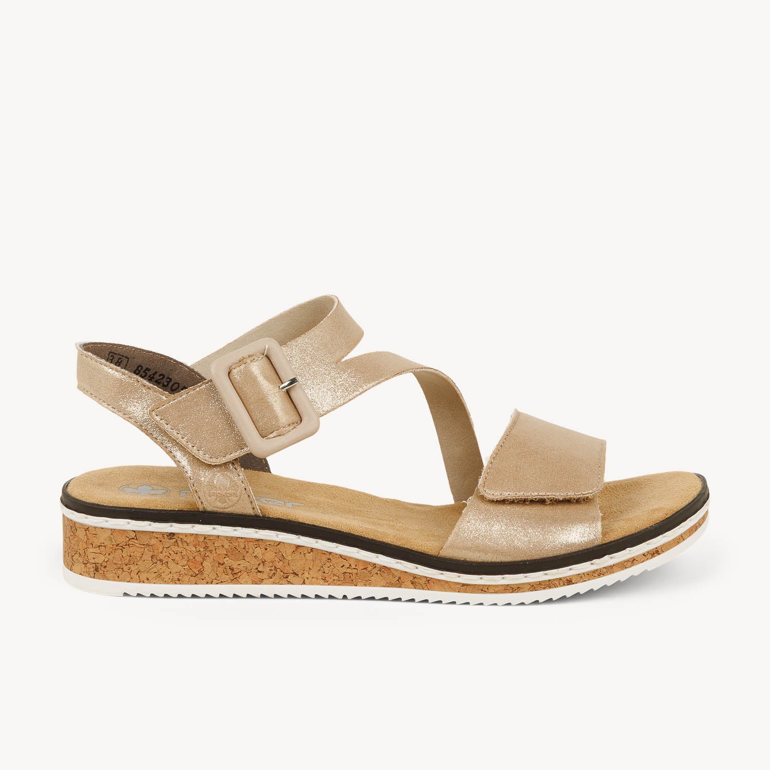 Sandales Femme RIEKER V3660 - RITADO Or/Bronze