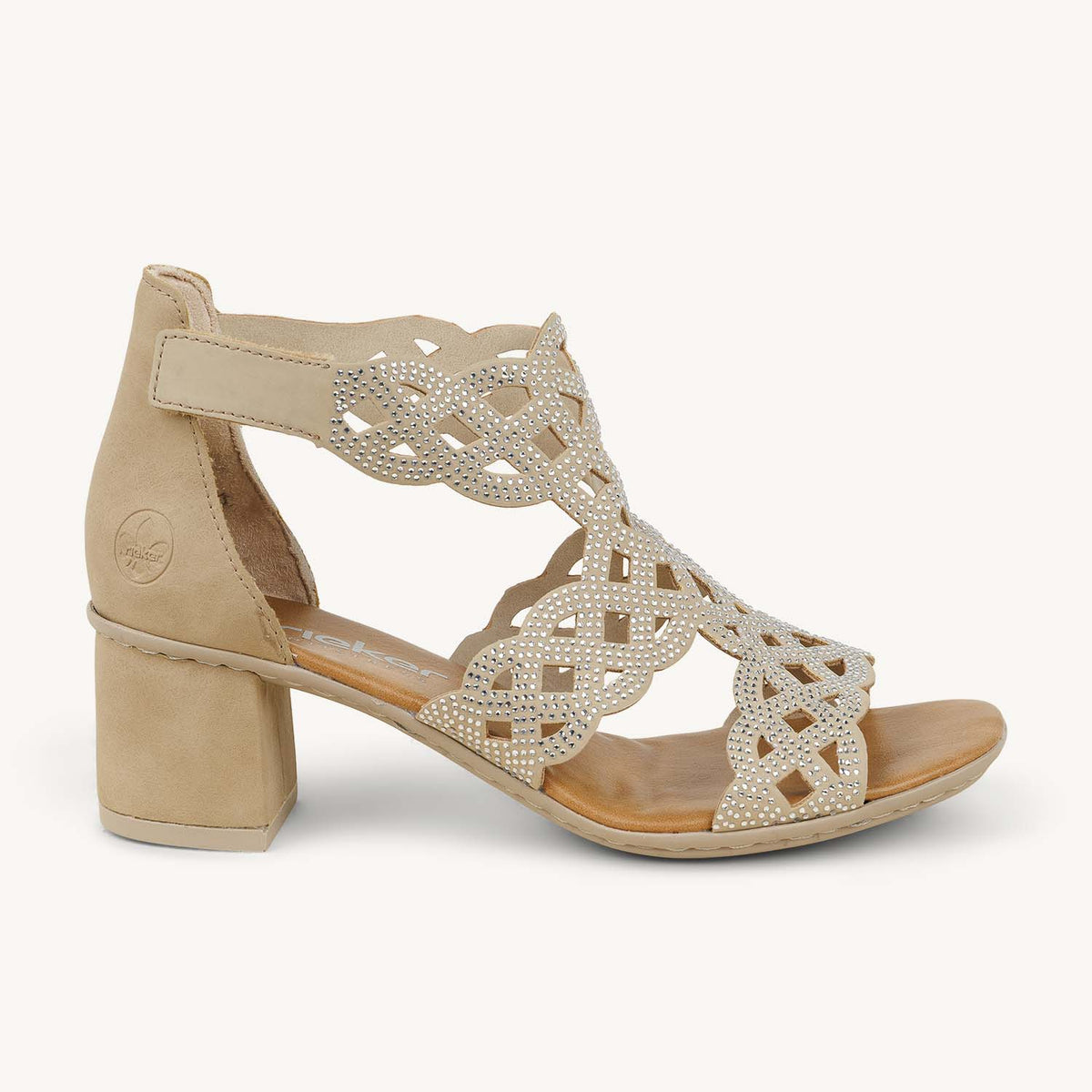 Sandales Femme RIEKER 64773 - RENUK Beige
