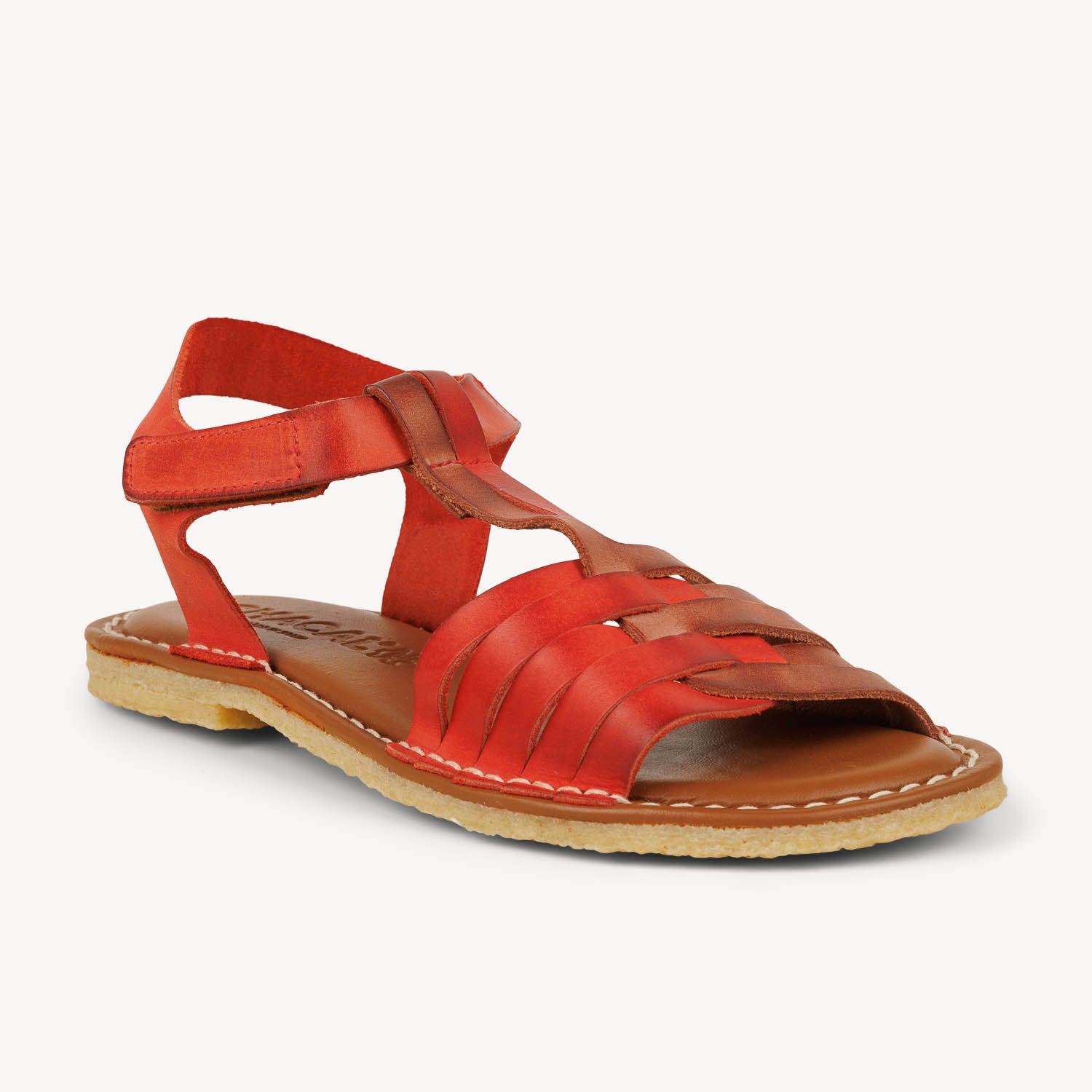 Sandales Femme CHACAL CHAON Rouge