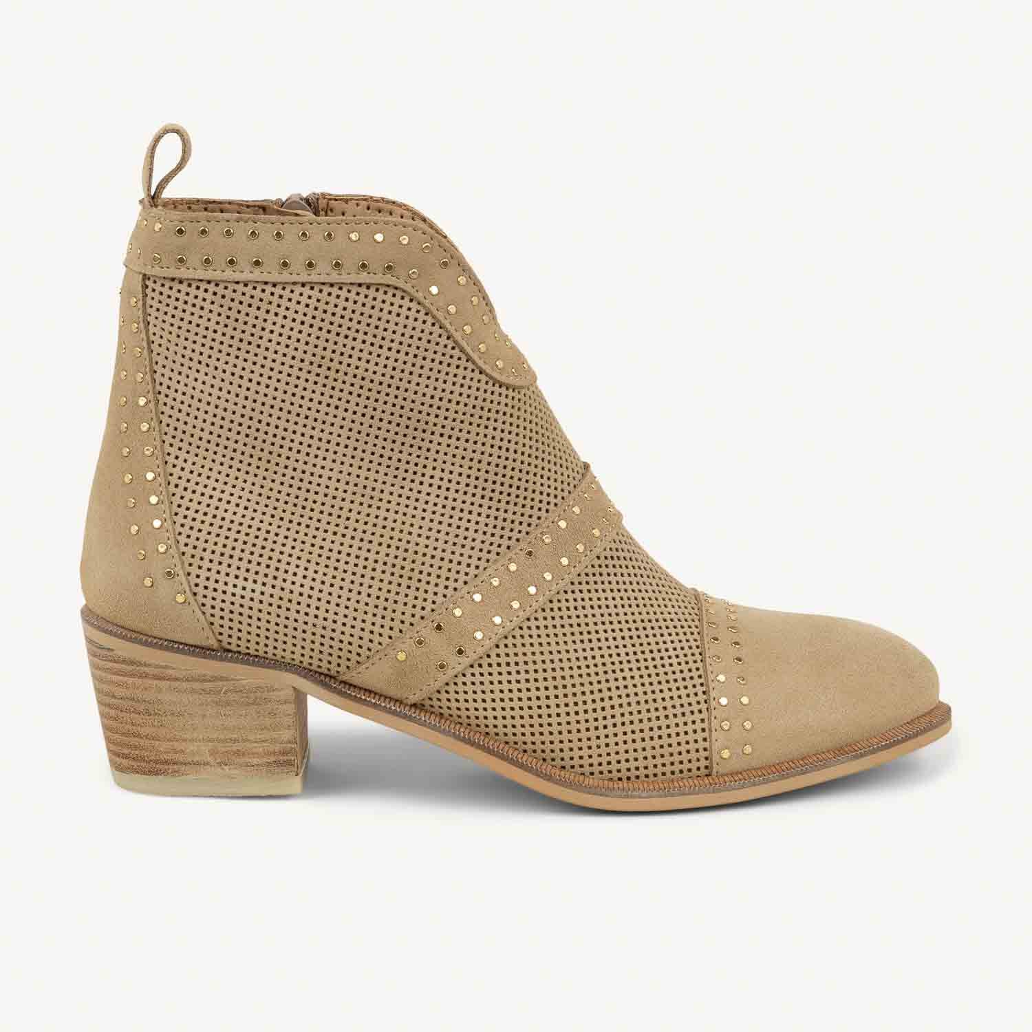 Boots et bottines Femme ALPE ALIGO 5331 Beige