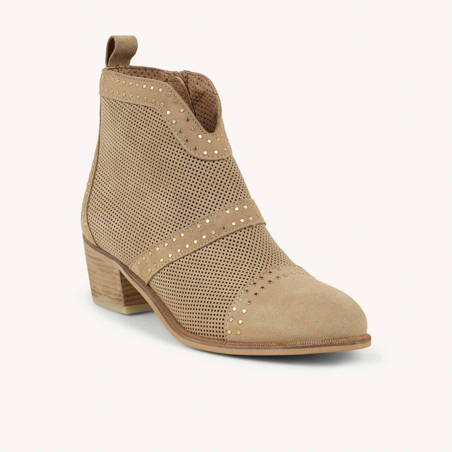 Boots et bottines Femme ALPE ALIGO 5331 Beige