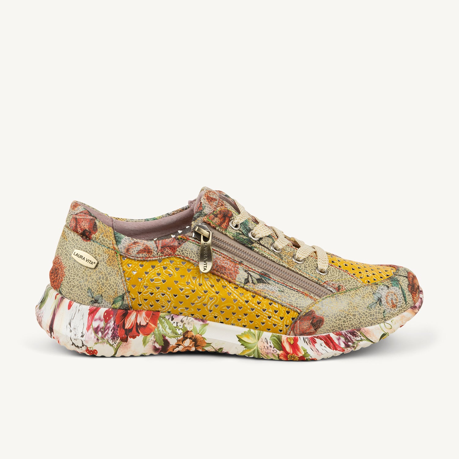 Baskets Femme LAURA VITA JOCTAO Jaune