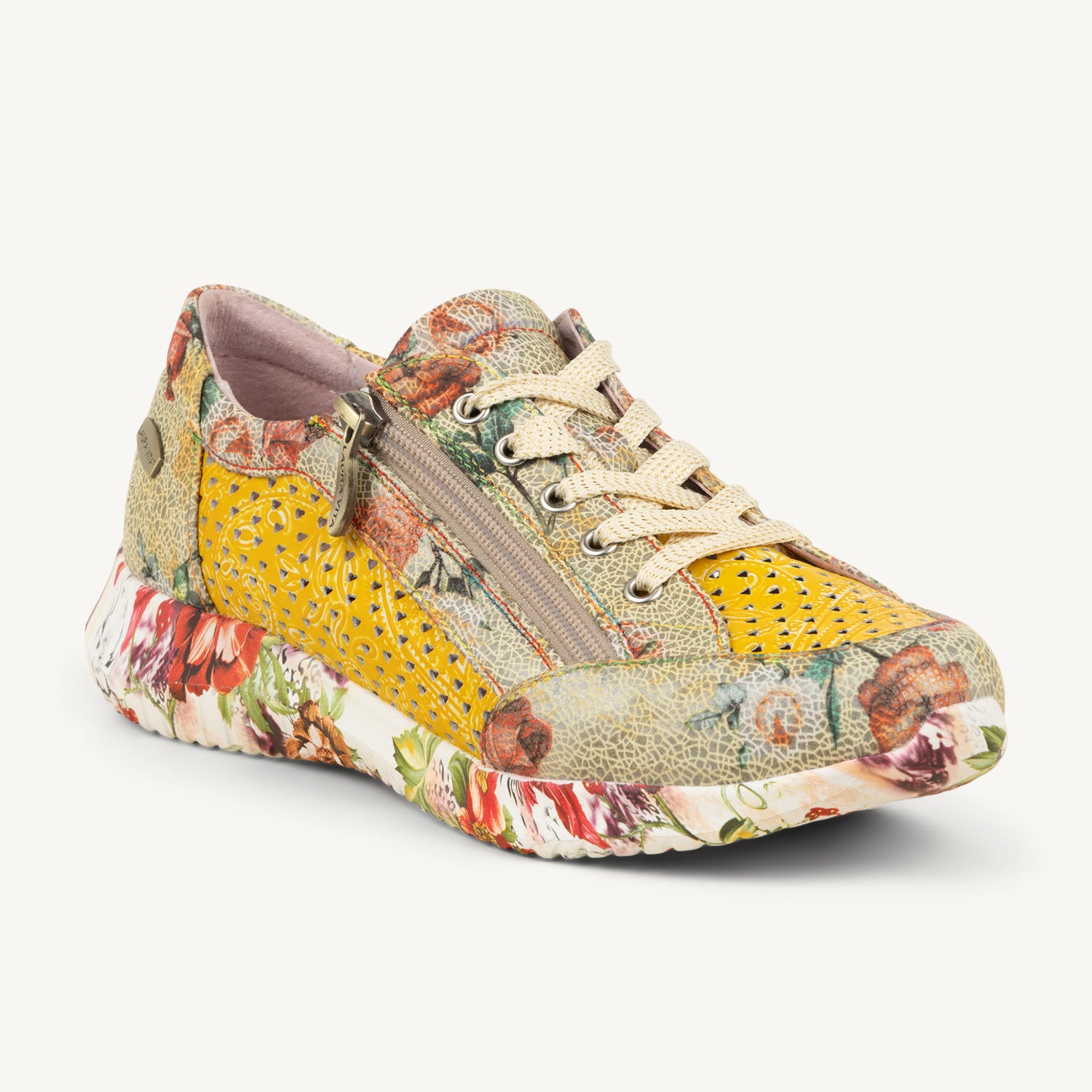 Baskets Femme LAURA VITA JOCTAO Jaune