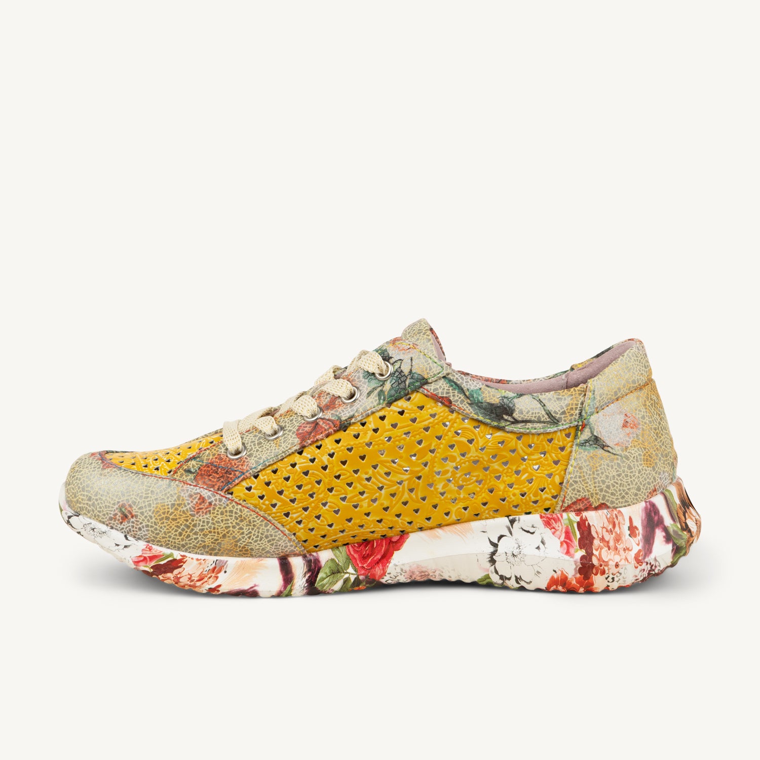 Baskets Femme LAURA VITA JOCTAO Jaune