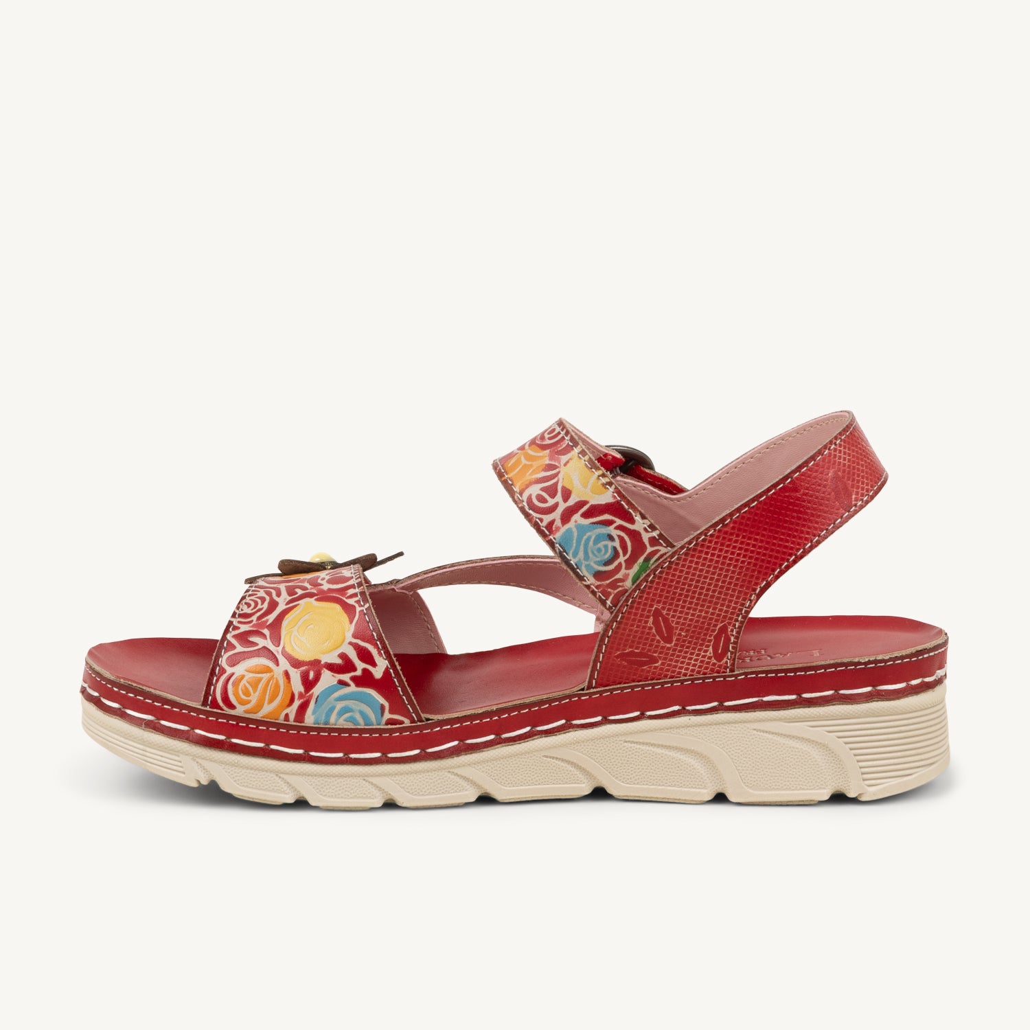 Sandales Femme LAURA VITA DORRY Rouge