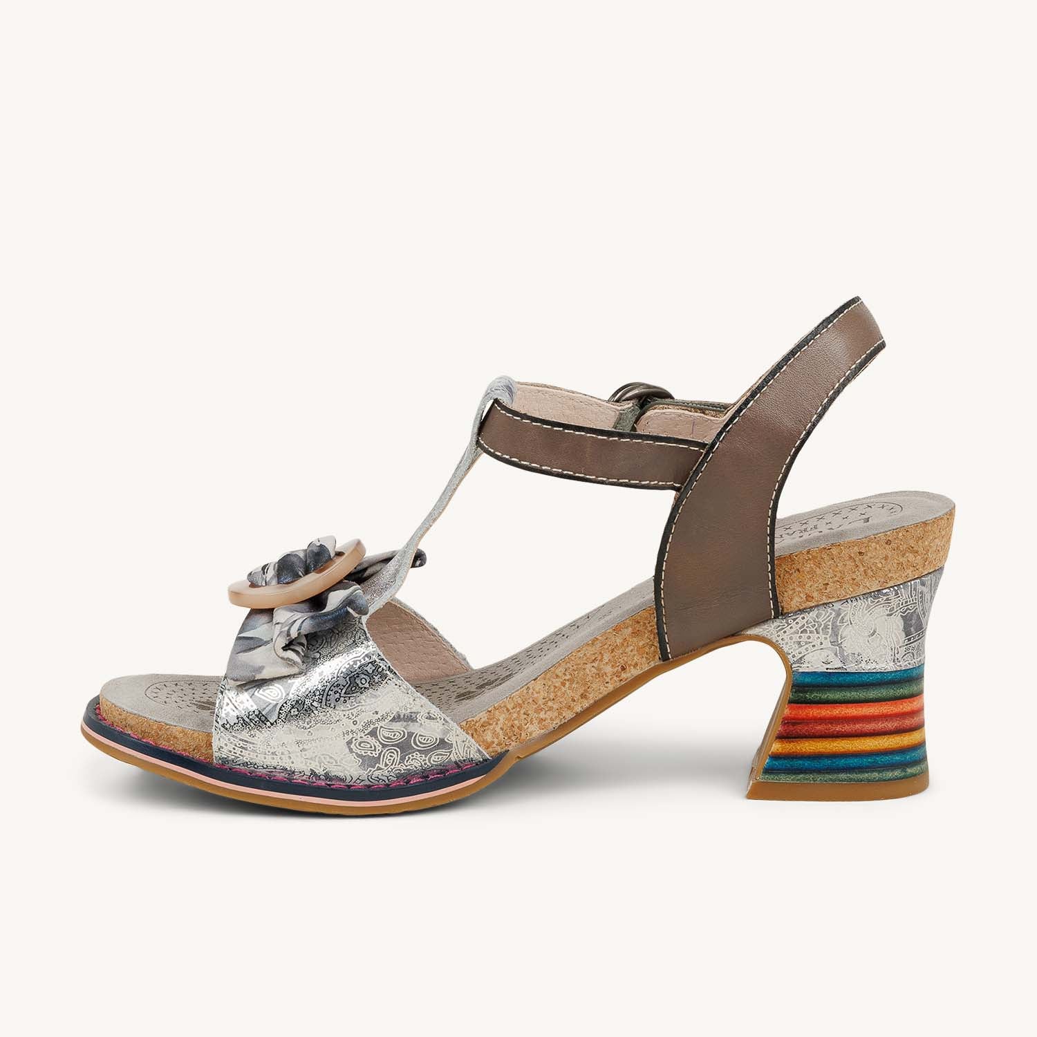 Sandales Femme LAURA VITA DECBYO Gris