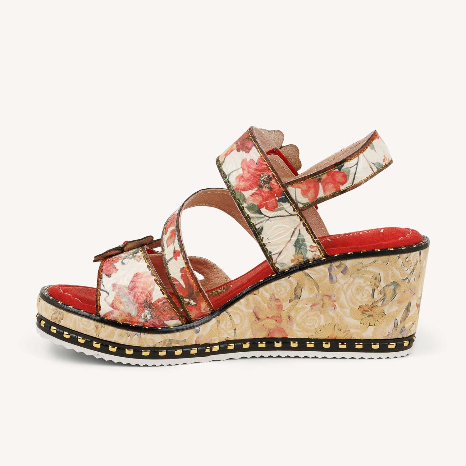 Sandales Femme LAURA VITA BALLON Rouge