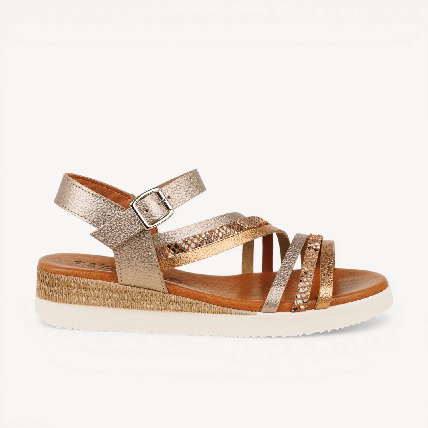 Sandales Femme GRAIN DE METISSE RAEMY Or/Bronze
