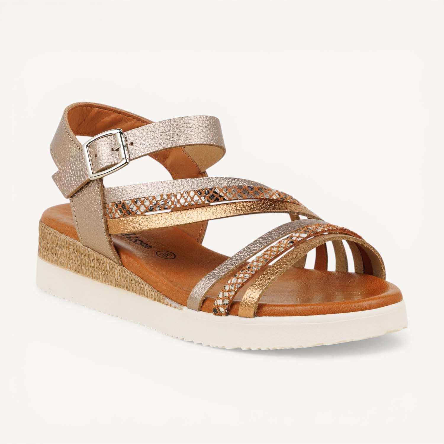 Sandales Femme GRAIN DE METISSE RAEMY Or/Bronze