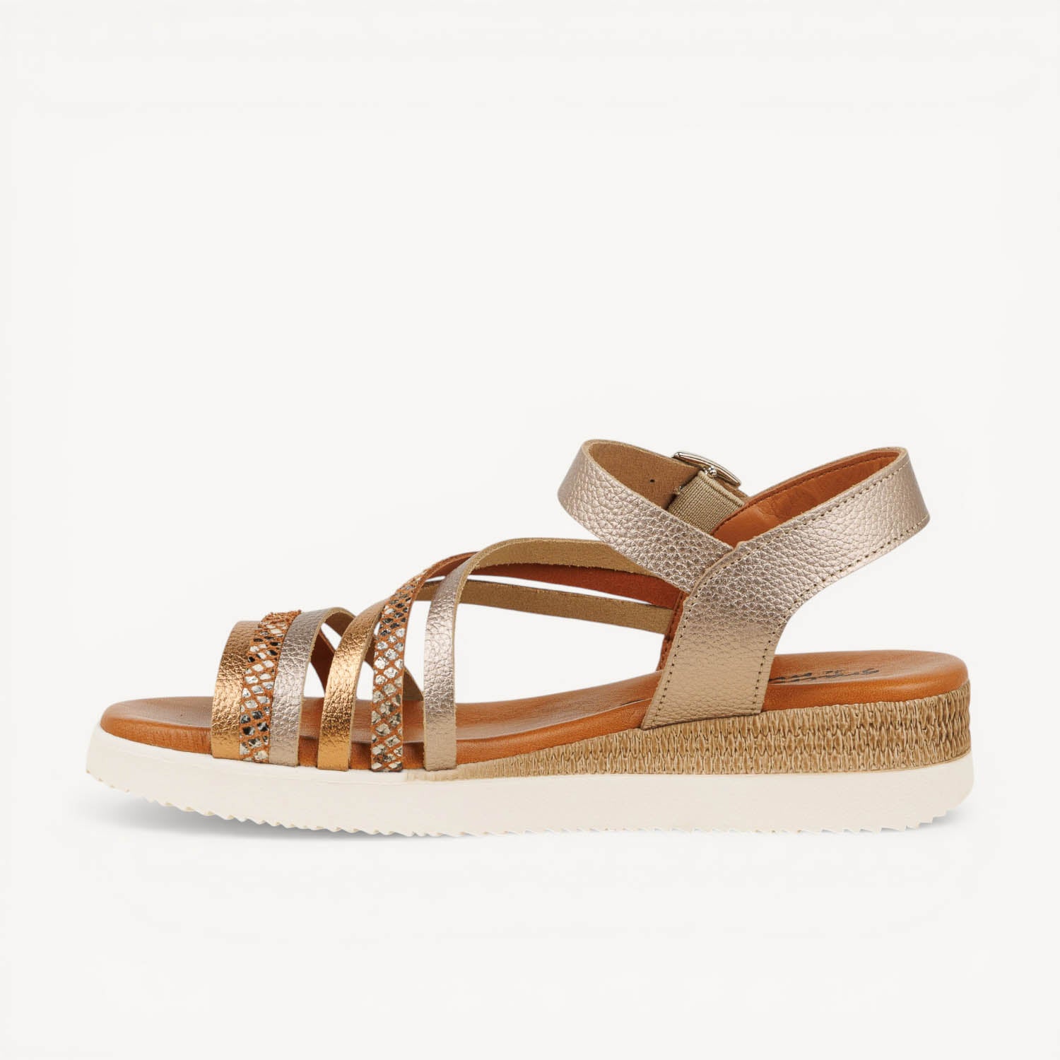 Sandales Femme GRAIN DE METISSE RAEMY Or/Bronze