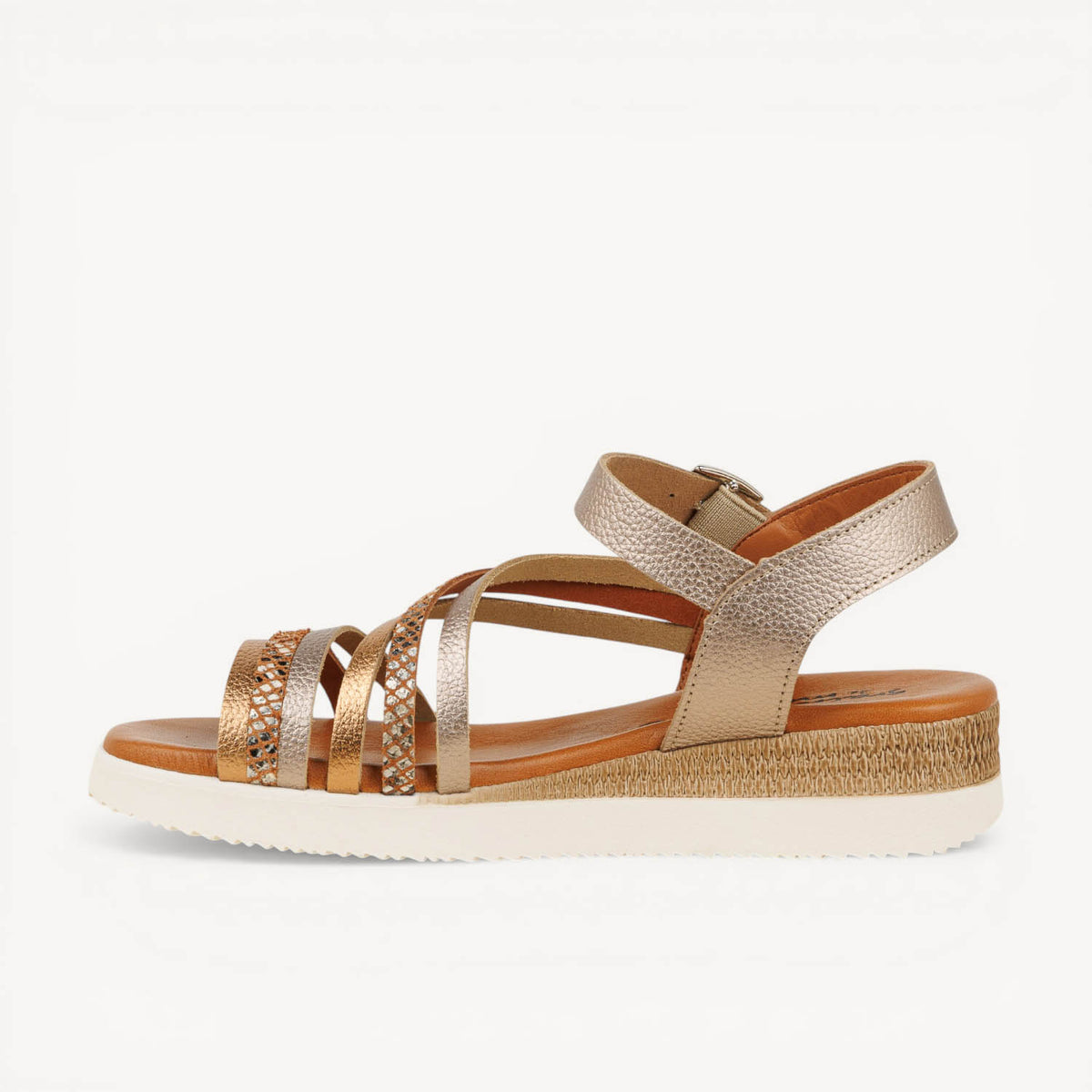 Sandales Femme GRAIN DE METISSE RAEMY Or/Bronze