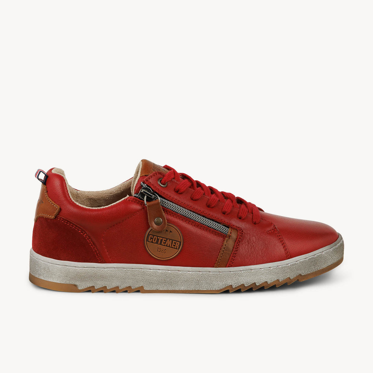 Baskets Homme COTEMER CUSSIK Rouge