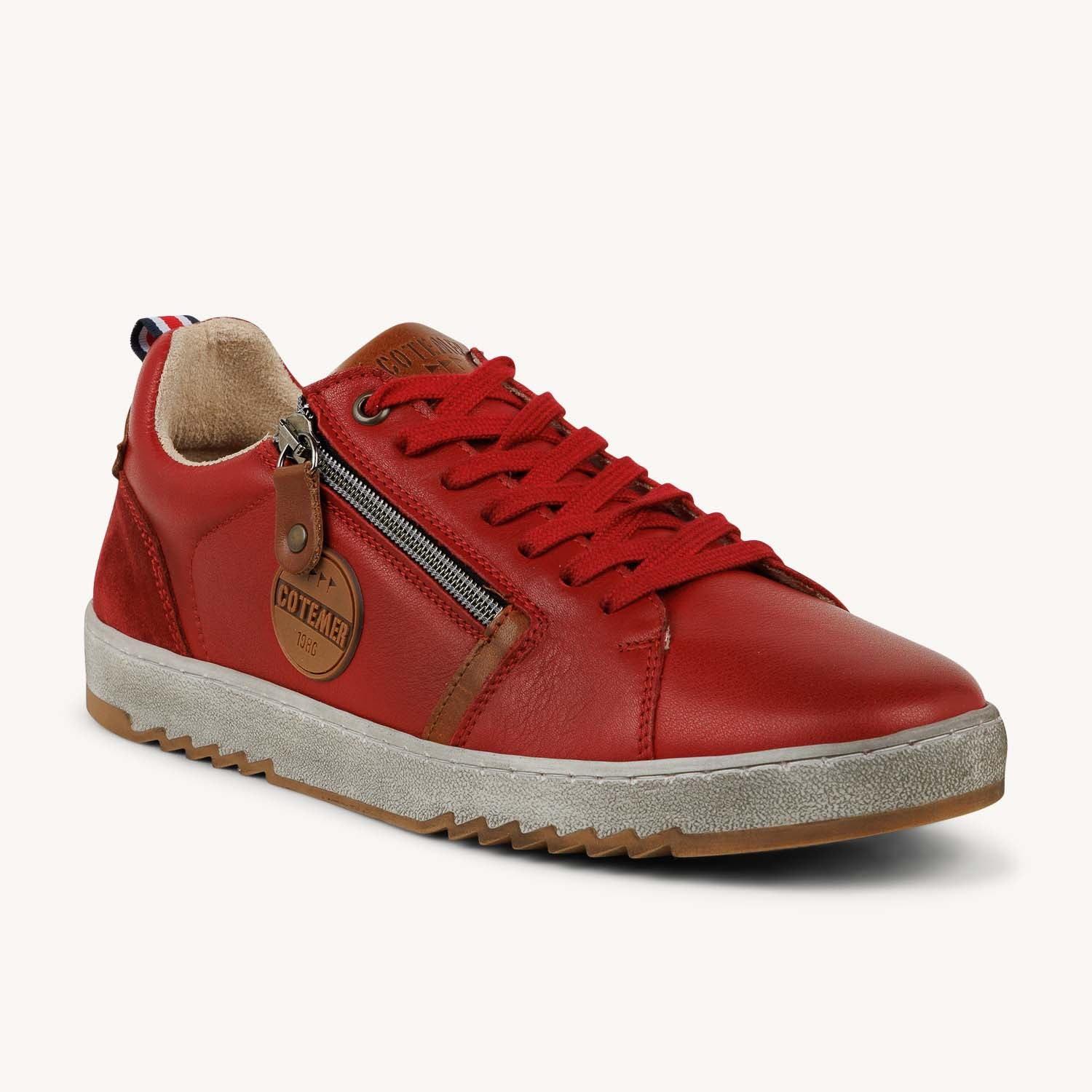 Baskets Homme COTEMER CUSSIK Rouge