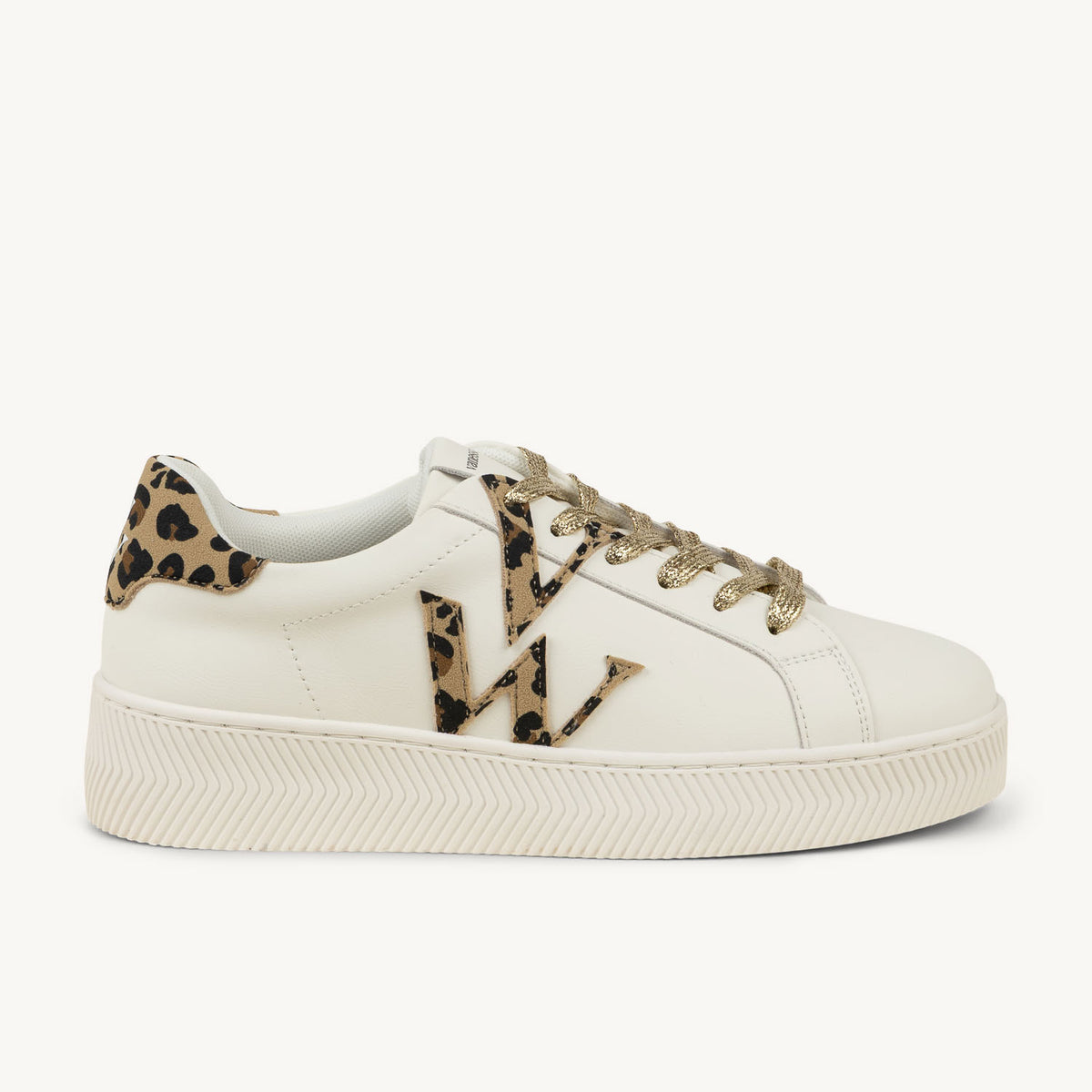 Baskets Femme VANESSA WU BK2840 JANE INITIALE Blanc