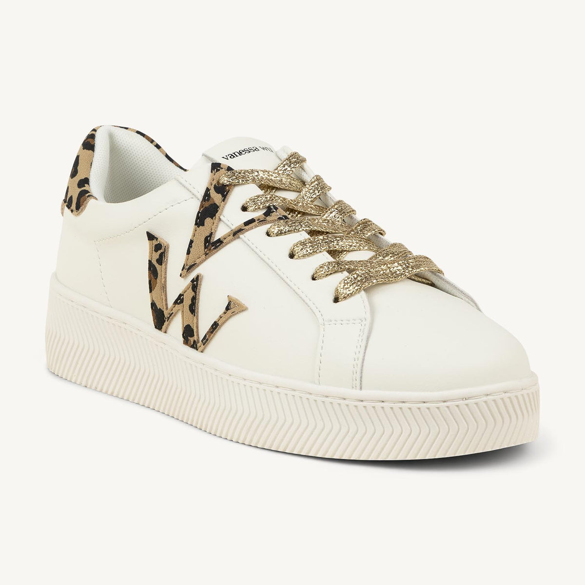 Baskets Femme VANESSA WU BK2840 JANE INITIALE Blanc
