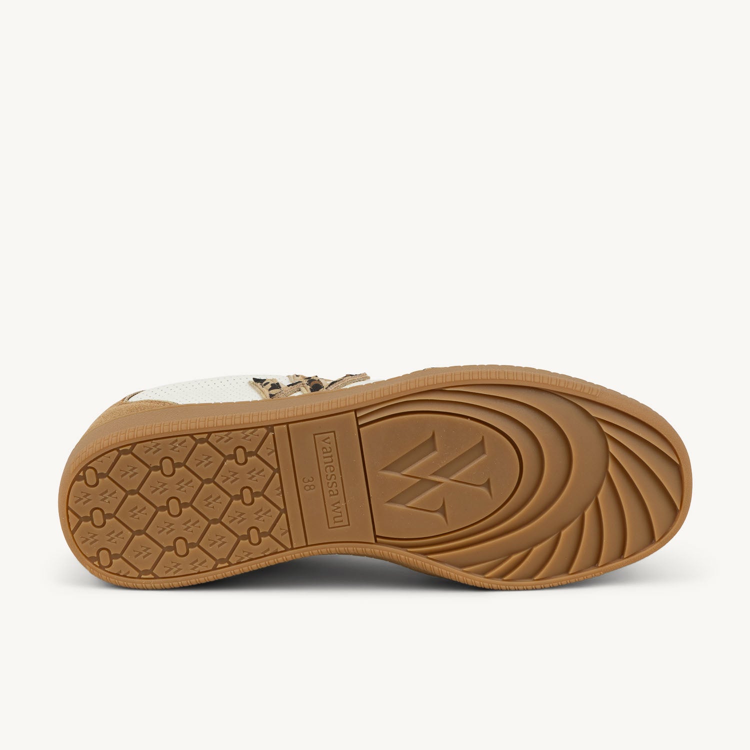 Baskets Femme VANESSA WU BK2843 AURA INITIALE Blanc