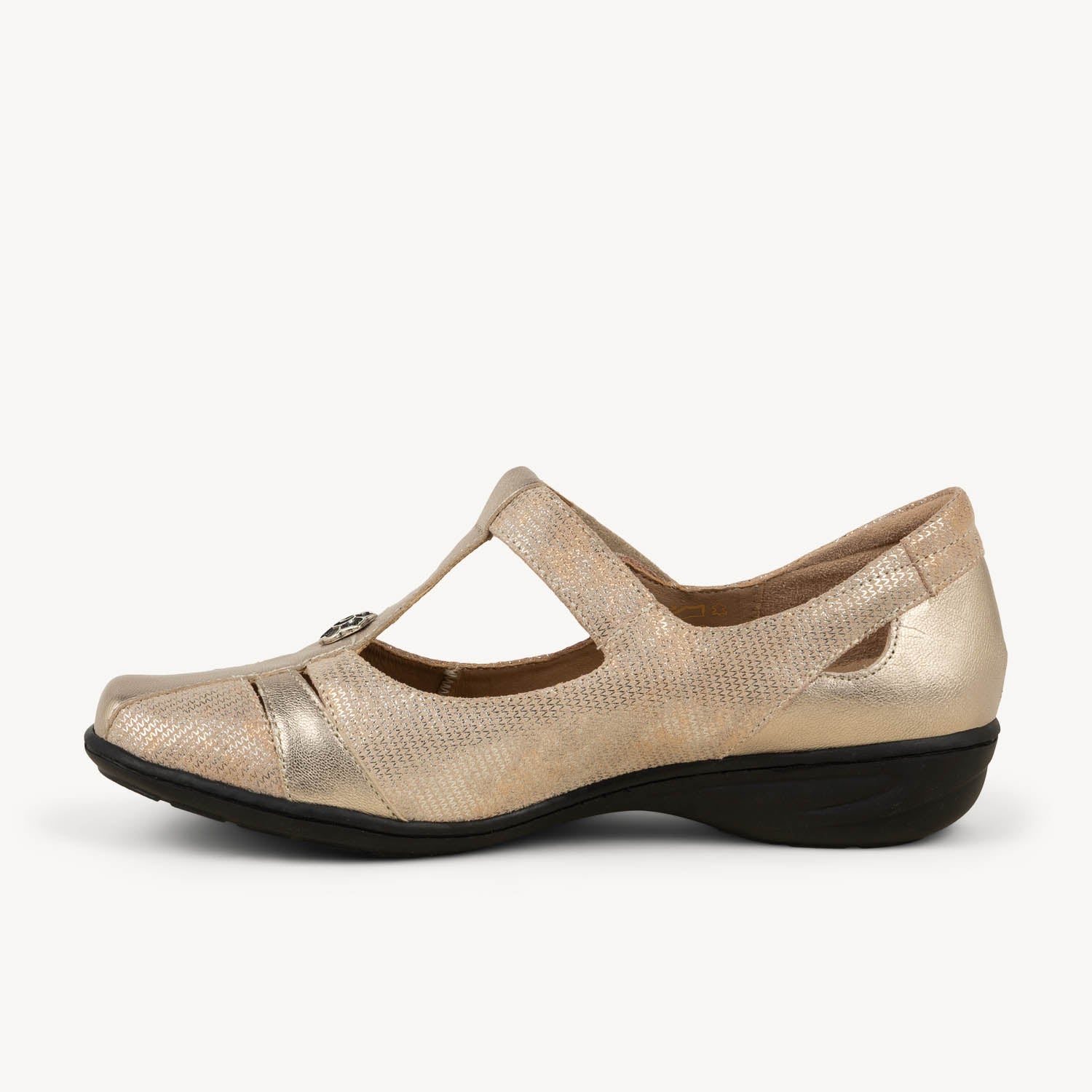 Ballerines et babies Femme GEOLLAMY INCISE Beige