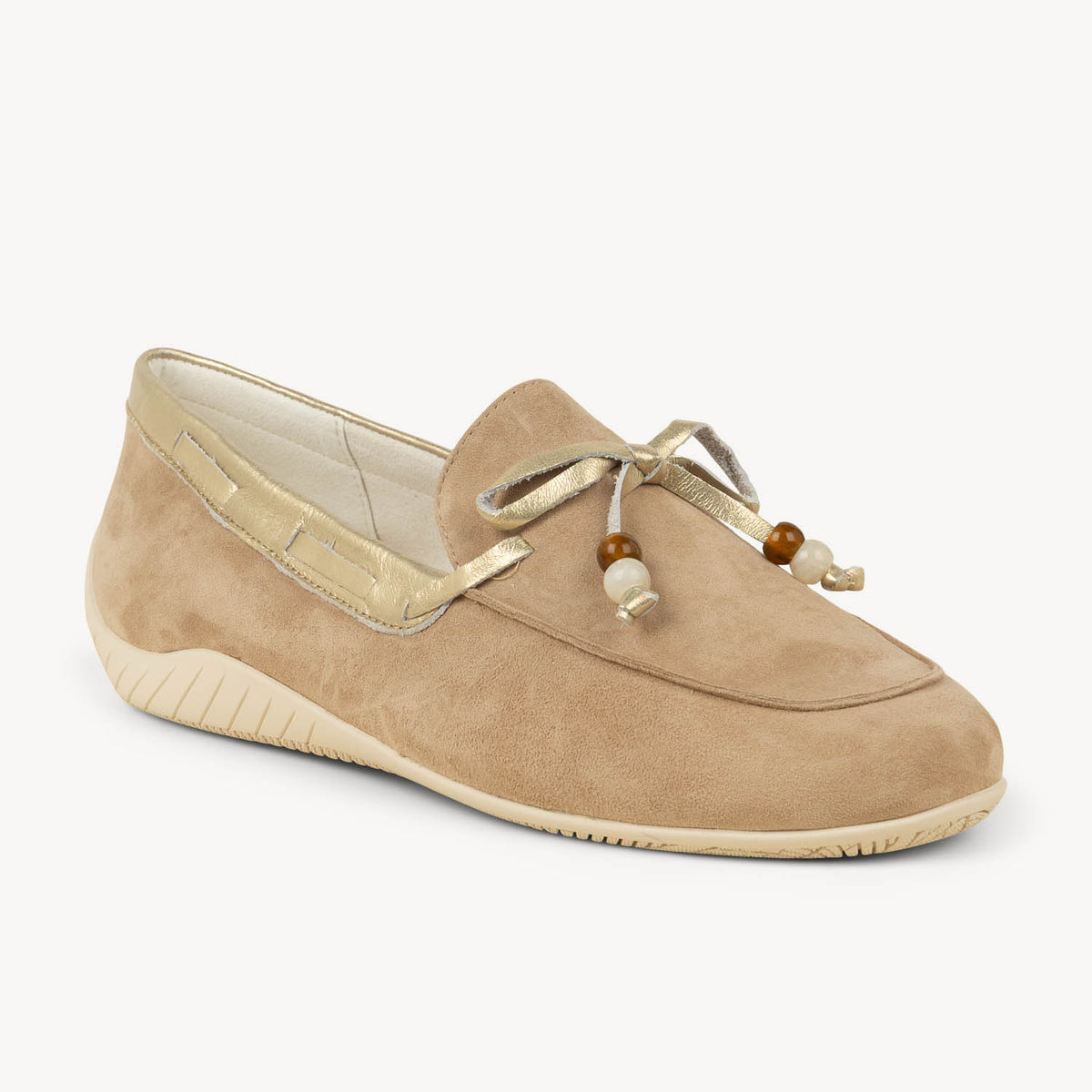 Mocassins Femme FUGITIVE LIVERY Beige