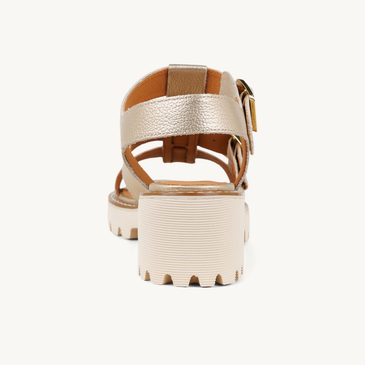 Sandales Femme FUGITIVE BOVAL Or/Bronze