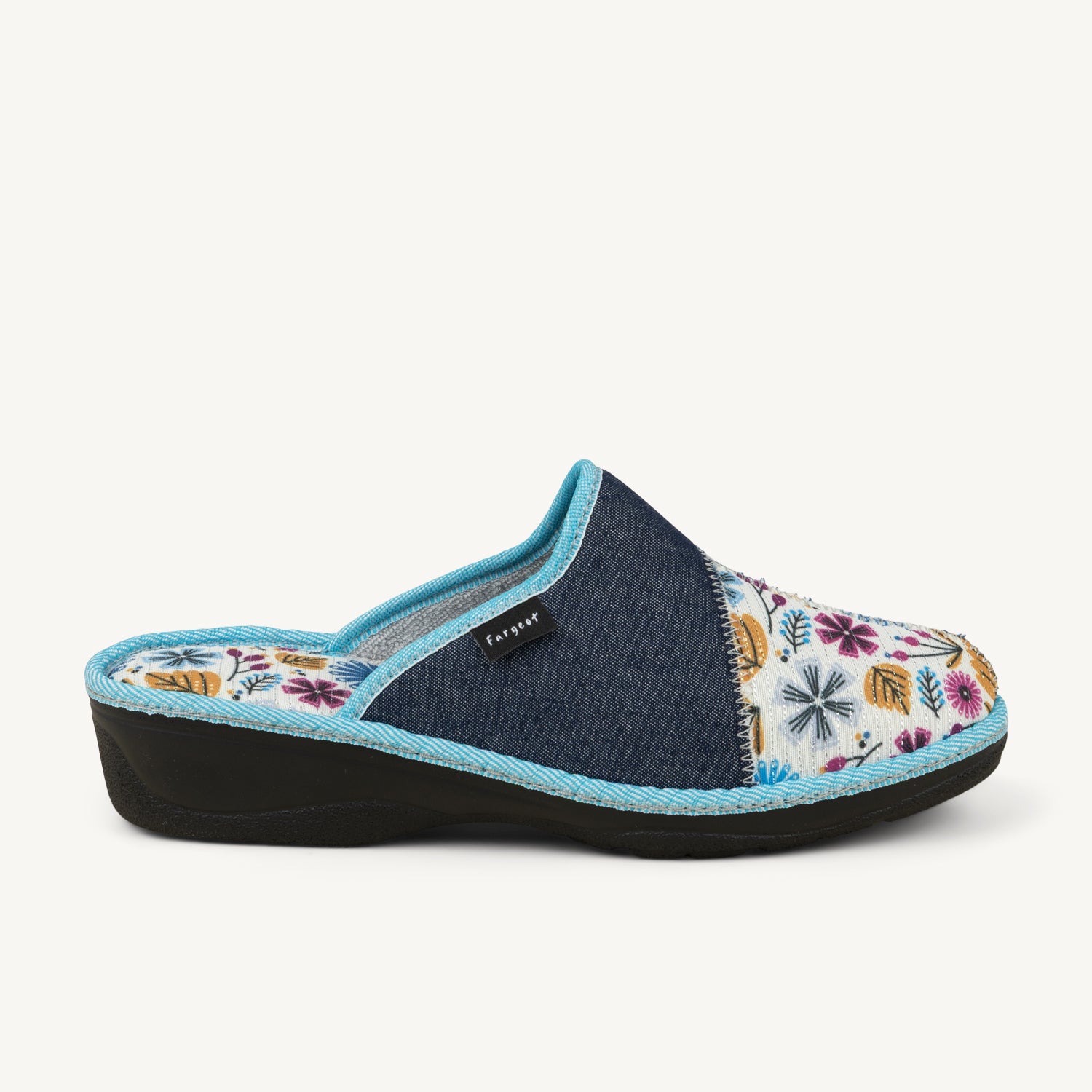 Chaussons Femme FARGEOT PIANOLA Bleu
