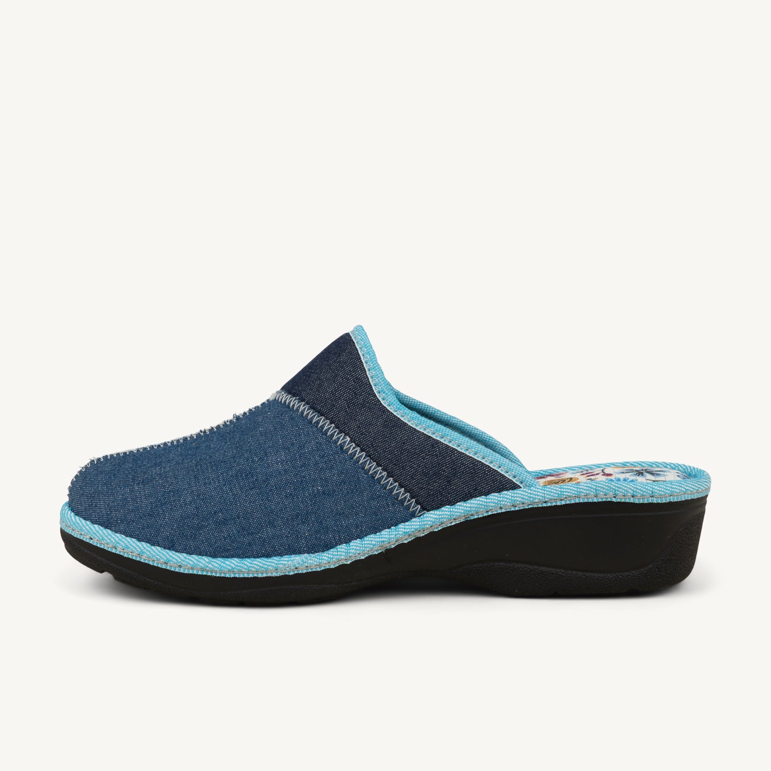 Chaussons Femme FARGEOT PIANOLA Bleu