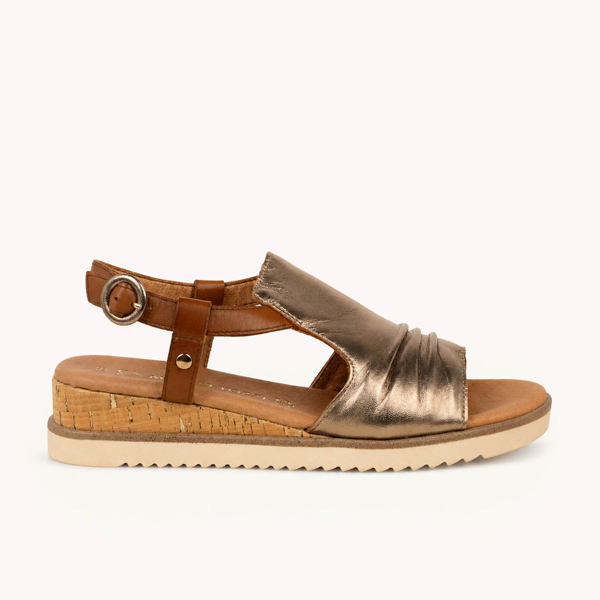 Sandales Femme MARCO TOZZI 28706 - MALUR Or/Bronze